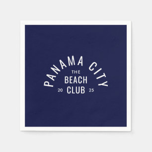 The Beach Club Deep Blue Personlig Destination Pappersservett
