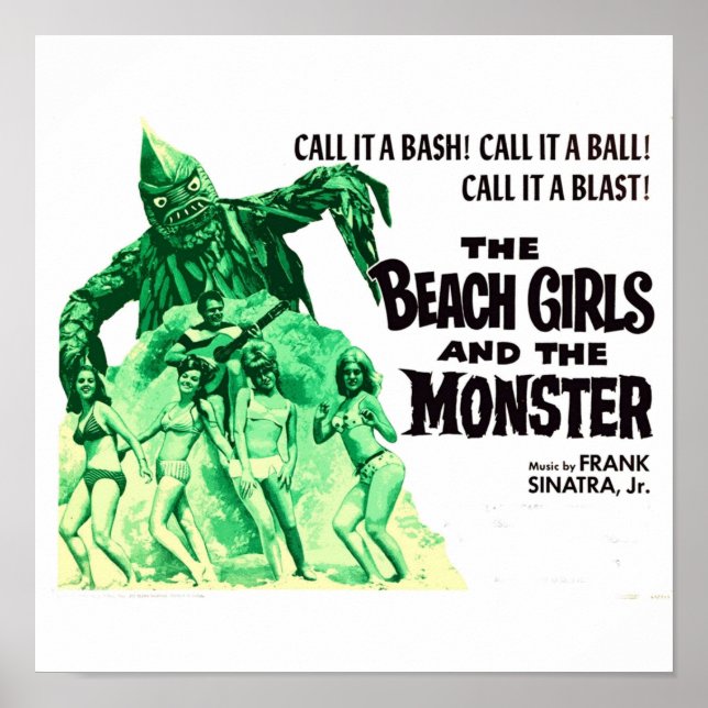 The Beach Girls  Poster (Framsidan)