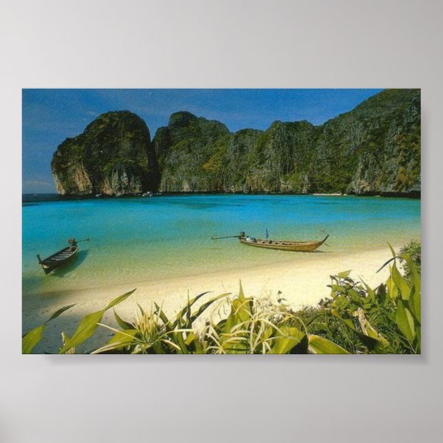 "The Beach" Thailand Poster (Framsidan)