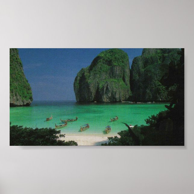 "The Beach" Thailand Poster (Framsidan)