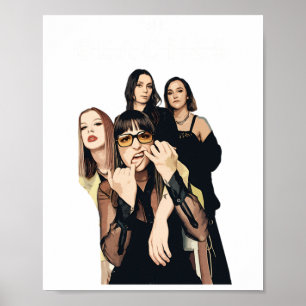The Beache's Band Konstnärlig Klistermärke Poster