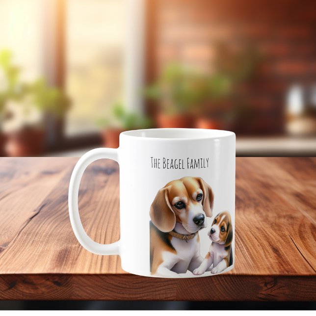 The Beagel-familjen Kaffemugg (Skapare uppladdad)