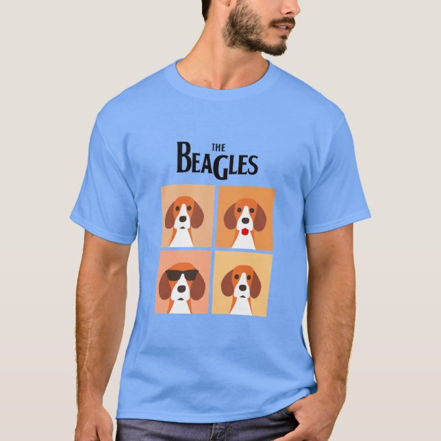 the beagles funny t shirt (Framsida)