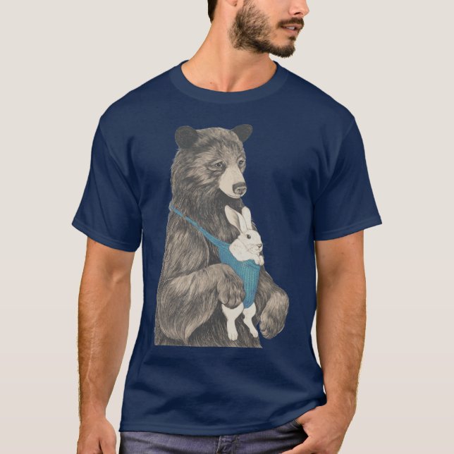 the bear au pair friends t shirt (Framsida)
