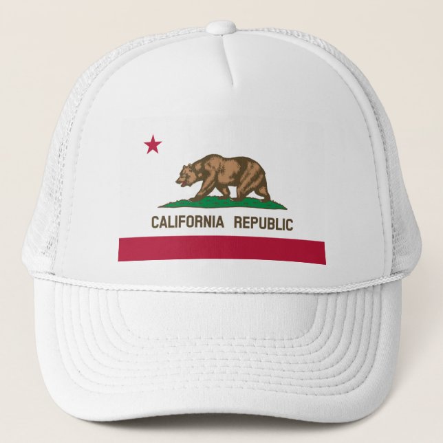 The Bear Flagga - Flagga of the State of Californi Keps (Framsida)