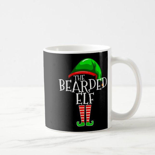 The Bearded Elf Family Matching Group Christmas Be Kaffemugg (Höger)