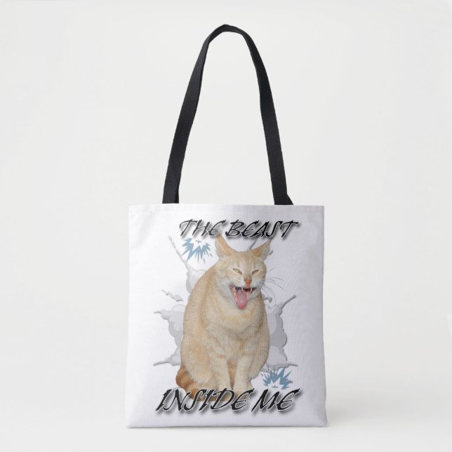 The Beast Inside Me funny meme bag Tygkasse (Framsida)