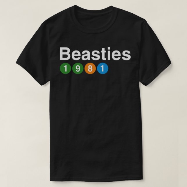 The Beasties - EST 1981 Essential T-Shirt (Design framsida)