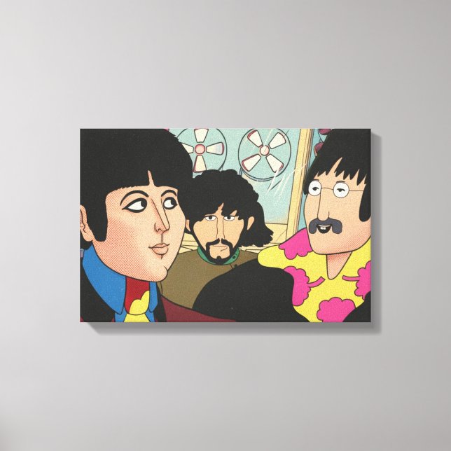 THE BEATLES-GUL UBÅT 3 CANVASTRYCK (Framsida)