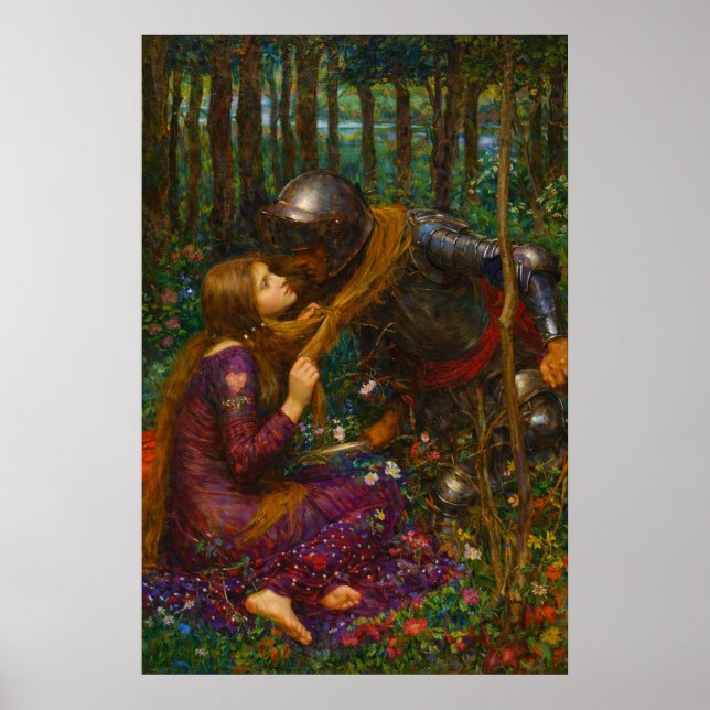 The Beautiful Lady Without Pity by Waterhouse Poster (Framsidan)