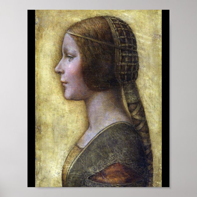 The Beautiful Princess, Leonardo da Vinci Poster (Framsidan)