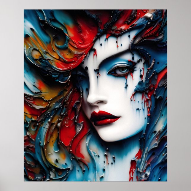 The Beauty from the Wall Poster (Framsidan)