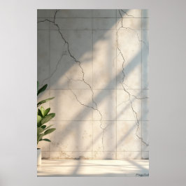 The Beauty of Decay: Wabi-Sabi minimalistisk väggk Poster