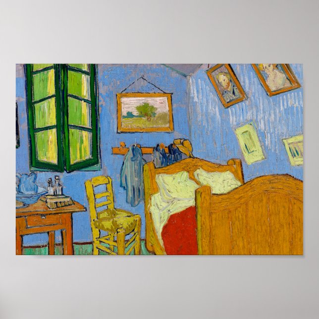 The Bedroom by Vincent van Gogh Poster (Framsidan)