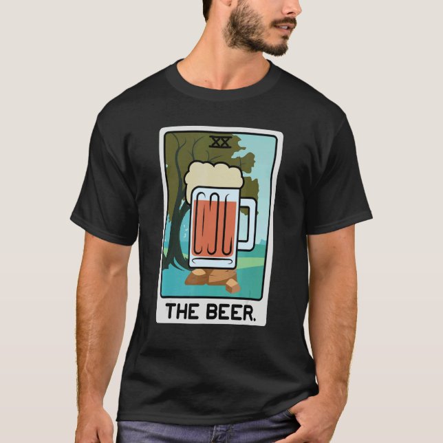 The Beer Alcoholic Person T Shirt (Framsida)