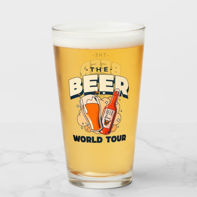 The Beer World Tour Pint blir Glaskopp (Baksida fylld)
