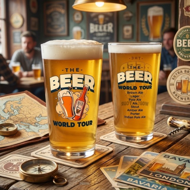 The Beer World Tour Pint blir Glaskopp (Skapare uppladdad)