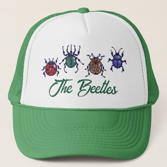 The Beetles, pixelart Keps (Framsida)