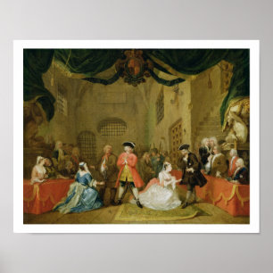 The Beggar's Opera, Scene III, Act XI, 1729 (oil o Poster