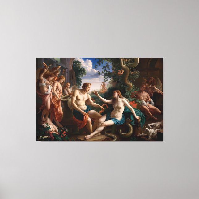 The Beginning of the Lie Canvastryck (Framsida)