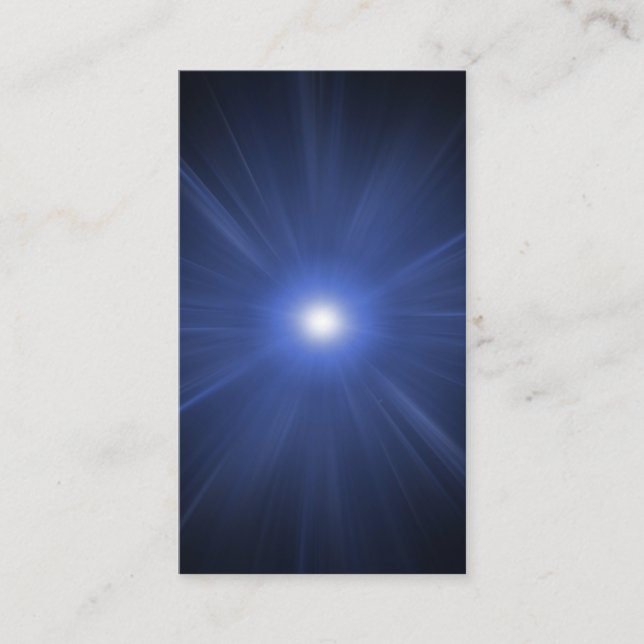 the beginning of the universe visitkort (Framsida)