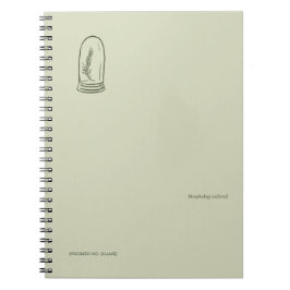 The Bell Jar- Botanists Pause- Minimal  Anteckningsbok