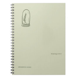 The Bell Jar- Botanists Pause- Minimal Anteckningsbok