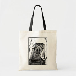'The Bell Tower' Budget Canvas Tote Bag Tygkasse