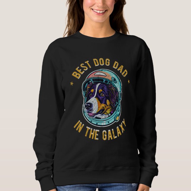 The Best Australian Shepherd Dad in the galaxy - A T Shirt (Framsida)