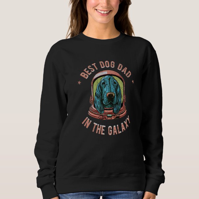 The Best Bloodhound Dad in the galaxy - Bloodhound T Shirt (Framsida)