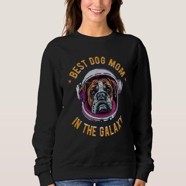 The Best Boxer Dog Mom in the galaxy - Boxer dog_2 T Shirt (Framsida)