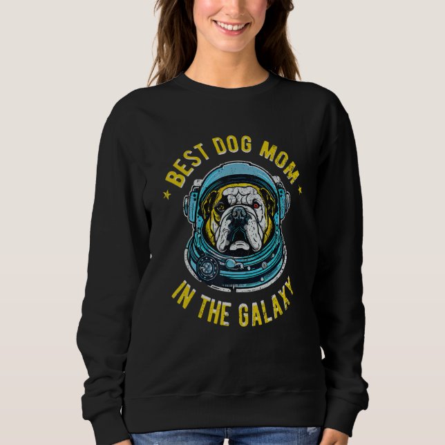 The Best English Bulldog Mom in the galaxy - Engli T Shirt (Framsida)