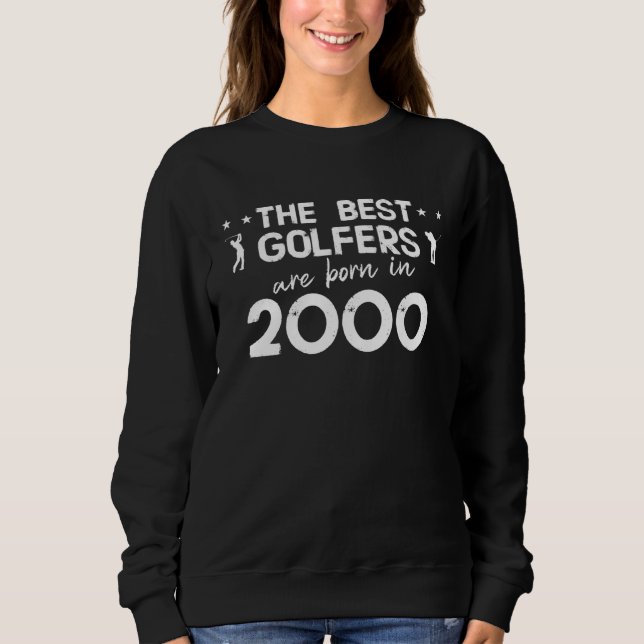 The best golfers are born in 2000 t shirt (Framsida)