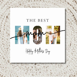The Best Mom Photo Mother's Day Card Julkort