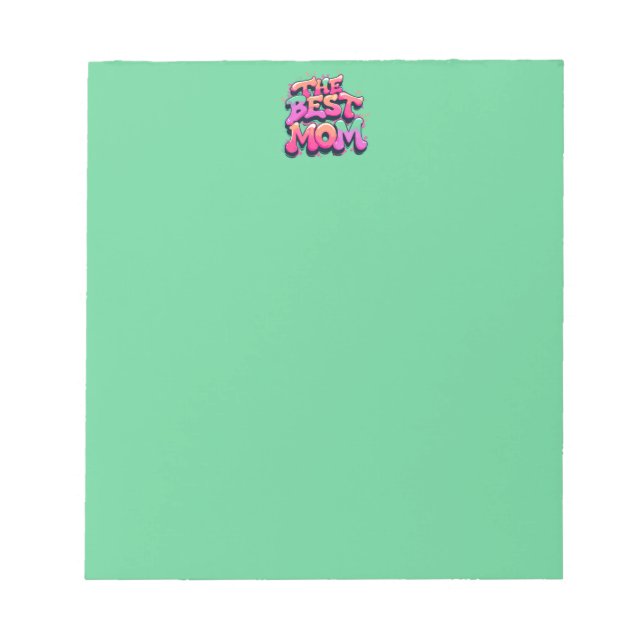 The best mom style graffiti anteckningsblock (Framsida)