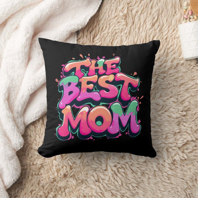 The best mom style graffiti kudde (Filt)