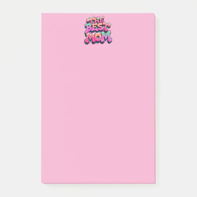 The best mom style graffiti post-it block (Framsida)