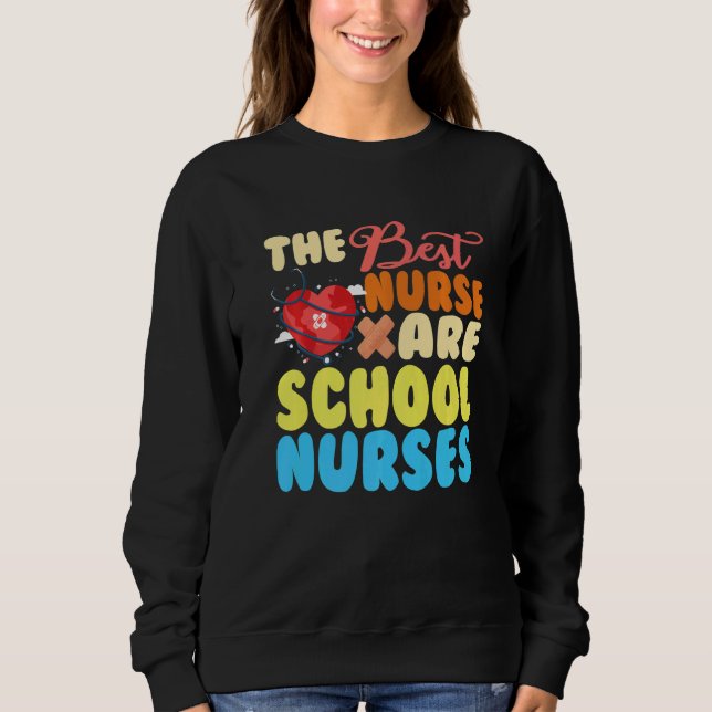 The best nurse are school nurse Premium T Shirt (Framsida)