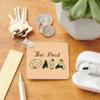The Best Oma Keychain Nyckelring