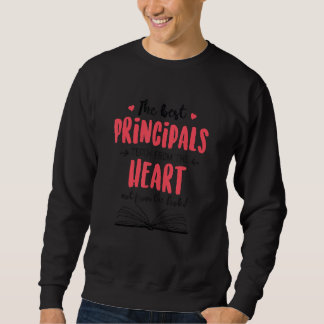 The Best Principal Principals Teach From The Heart Lång Ärmad Tröja