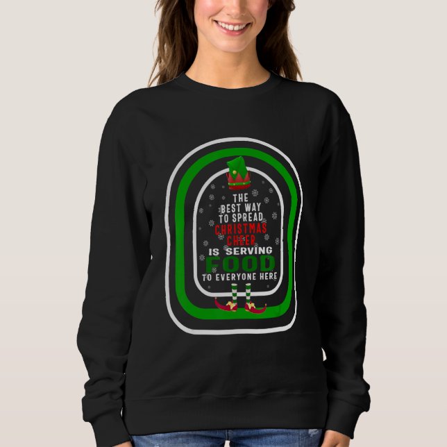 The Best Way To Spread Christmas Cheer Is Serving  T Shirt (Framsida)