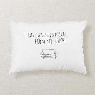 The best way to wash dishes prydnadskudde