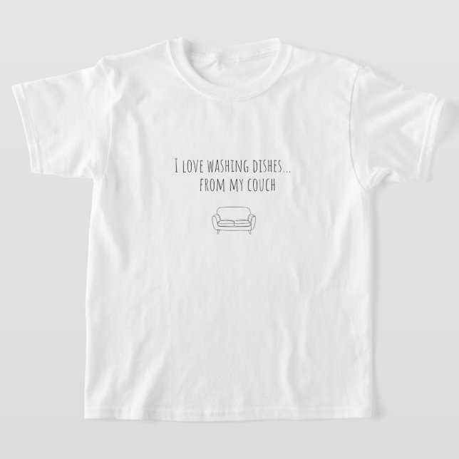 The best way to wash dishes t shirt (Laydown)
