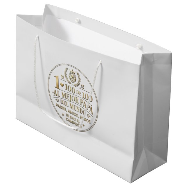 The Best World Dad / Bolsa de regalo (Framsidan Vinklad)