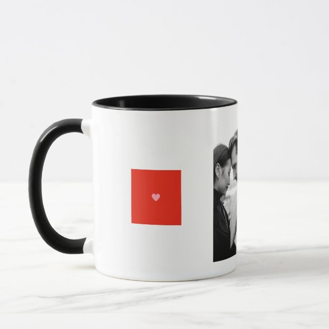 The Better Half Romantisk Mugg | Minimalistisk Kär (Vänster)