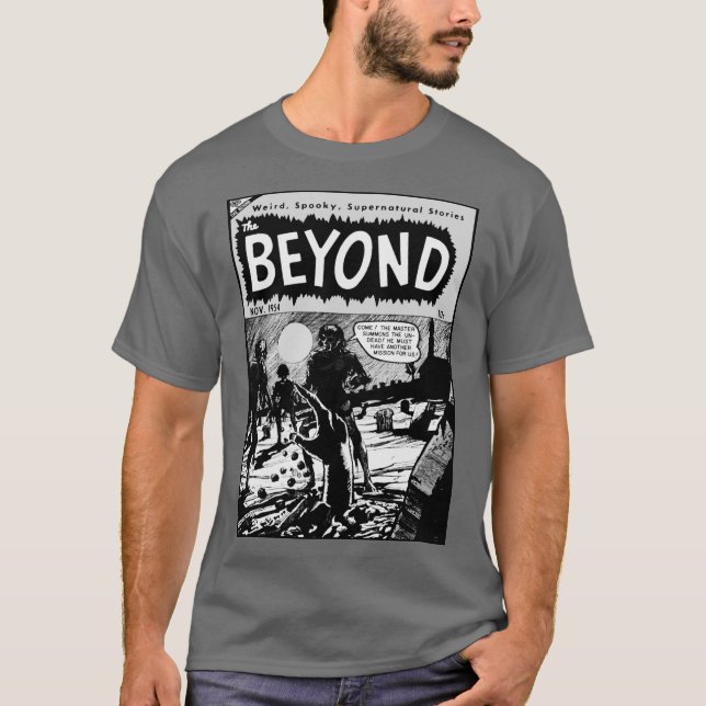 'The BEYOND' Skräckserietejp T Shirt (Framsida)