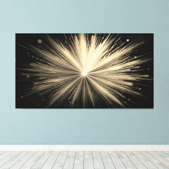 The Big Bang  Canvastryck (Insitu (trägolv))