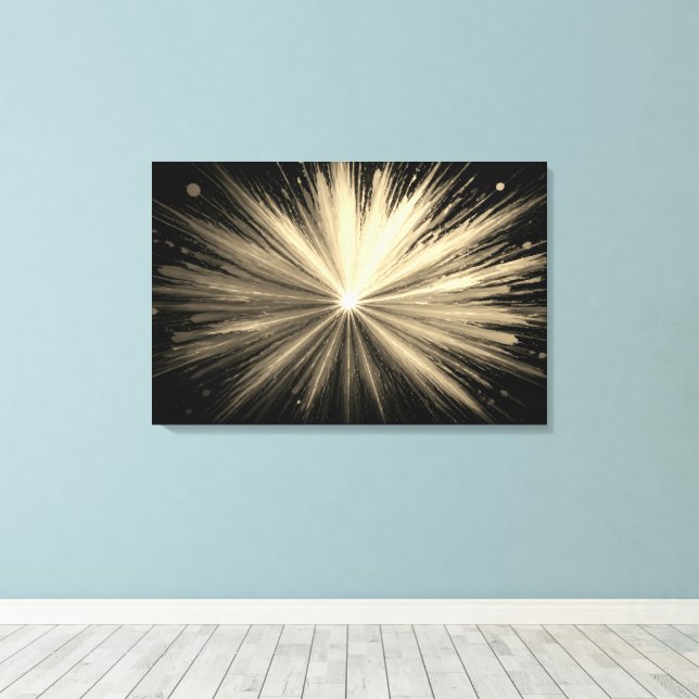 The Big Bang  Canvastryck (Insitu (trägolv))