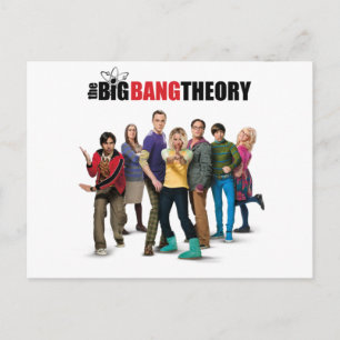 The Big Bang Theory Karaktärer Vykort
