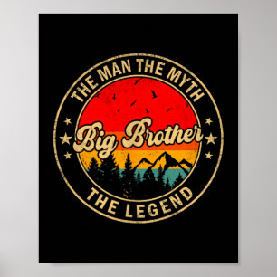 The Big Brother Myt Legend Vintage Poster